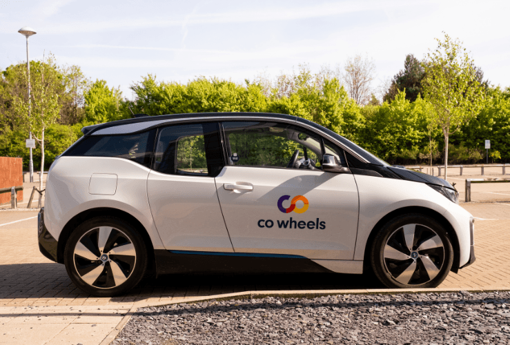 Co-wheels electric car share