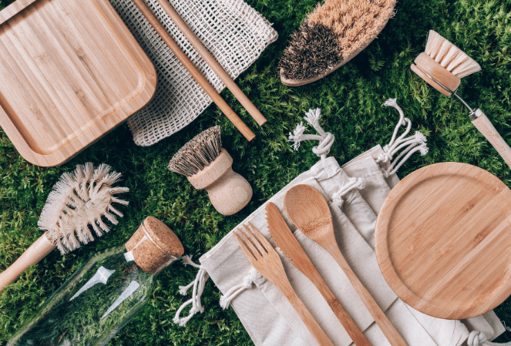 Bamboo cutlery