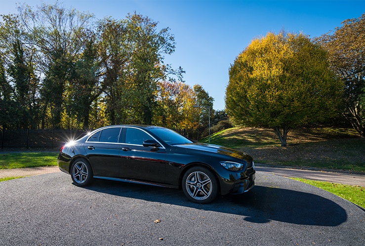 Picture of a black saloon car