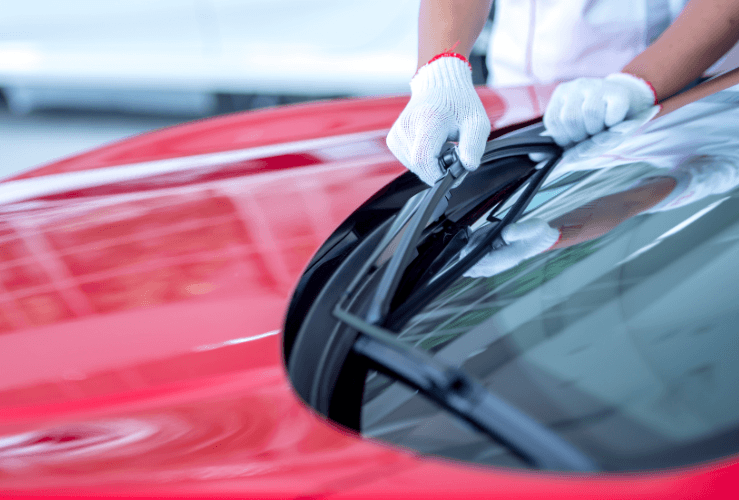 Replacing fleet car windscreen wiper