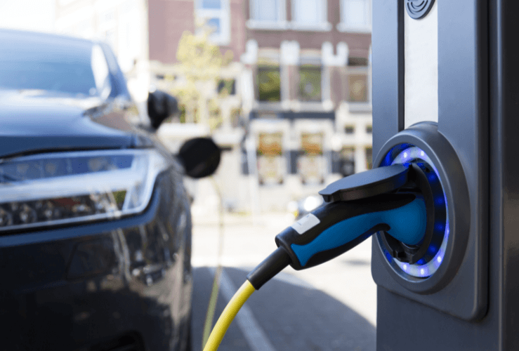 Electric car charging 