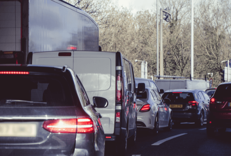 UK traffic jam